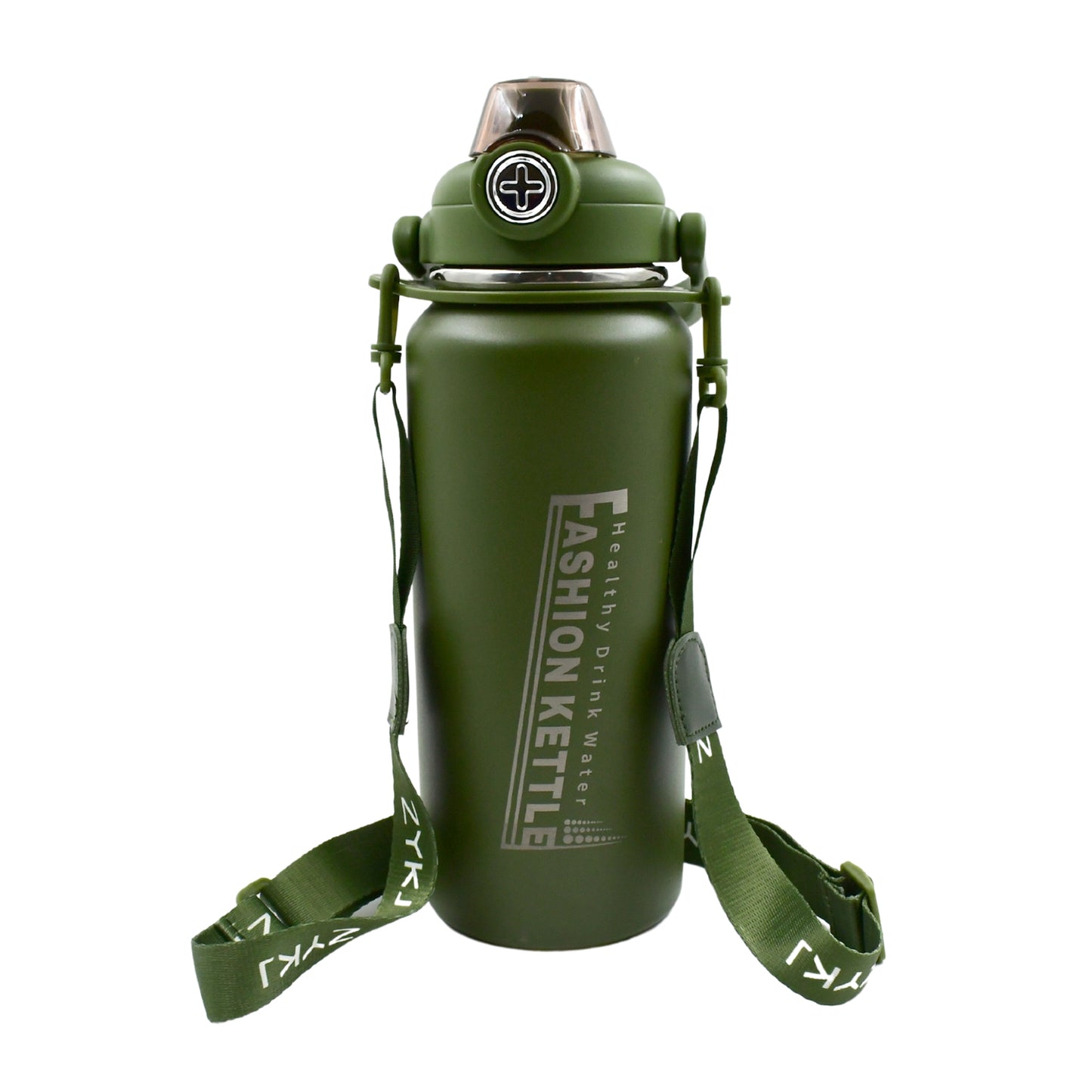 1.5L Stainless Steel Water Bottle – Vacuum Insulated, Leak-Proof, with Straw & Handle
