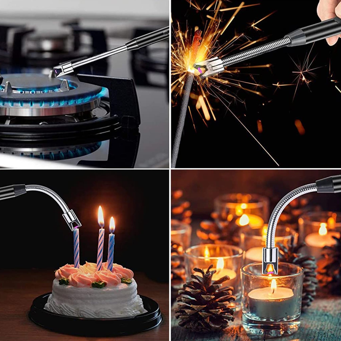 🔥 Electronic Plasma Lighter – Multipurpose USB Rechargeable (1 Pc, Mix Color)