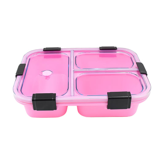 3-Compartment Insulated Lunch Box | Leakproof & Portable