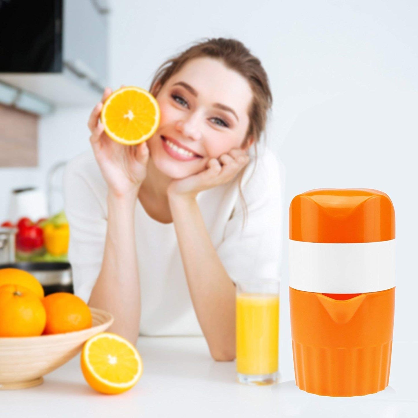 Manual Citrus Juicer – Handheld Fruit Press & Squeezer - Chestore
