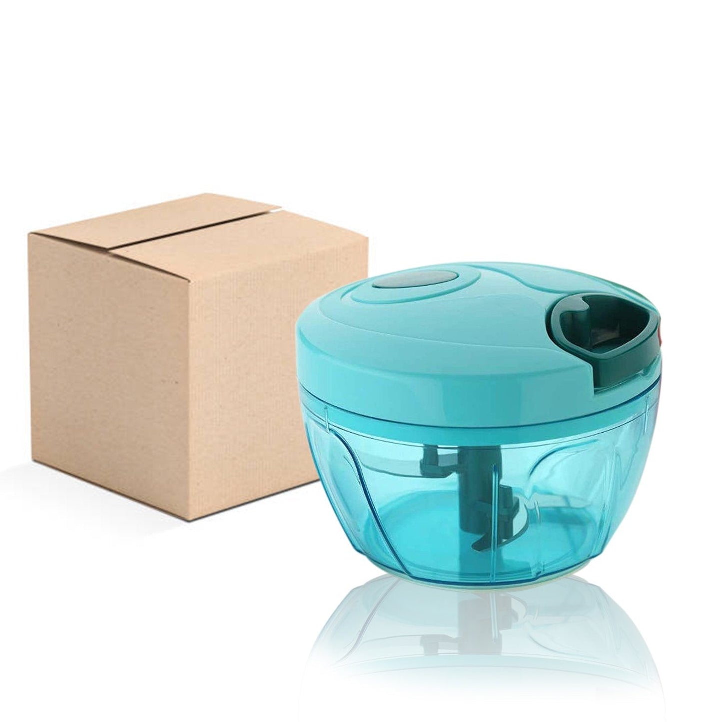 Manual Stainless Steel Blade Vegetable Chopper – Compact & Handheld - Chestore