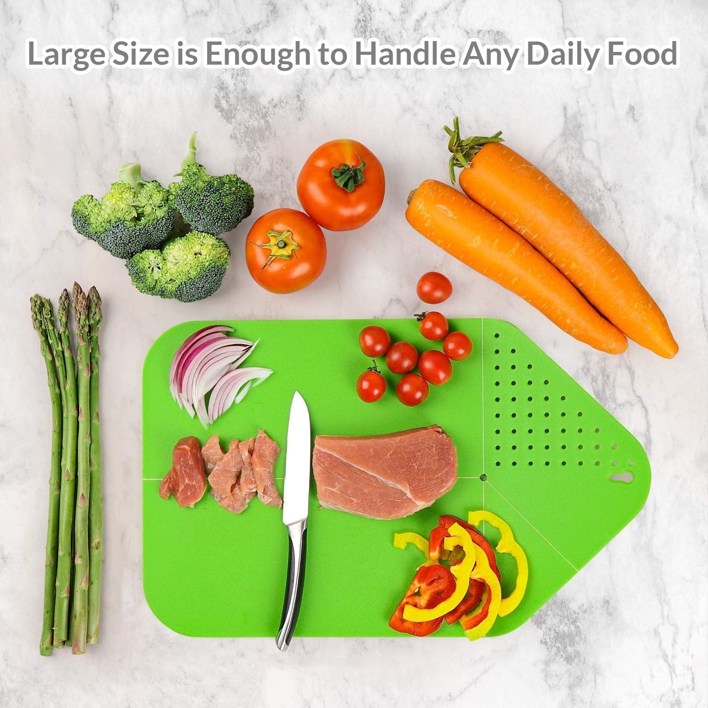 Multi Chopping Board with Stand – Perfect for All Kitchen Needs - Chestore