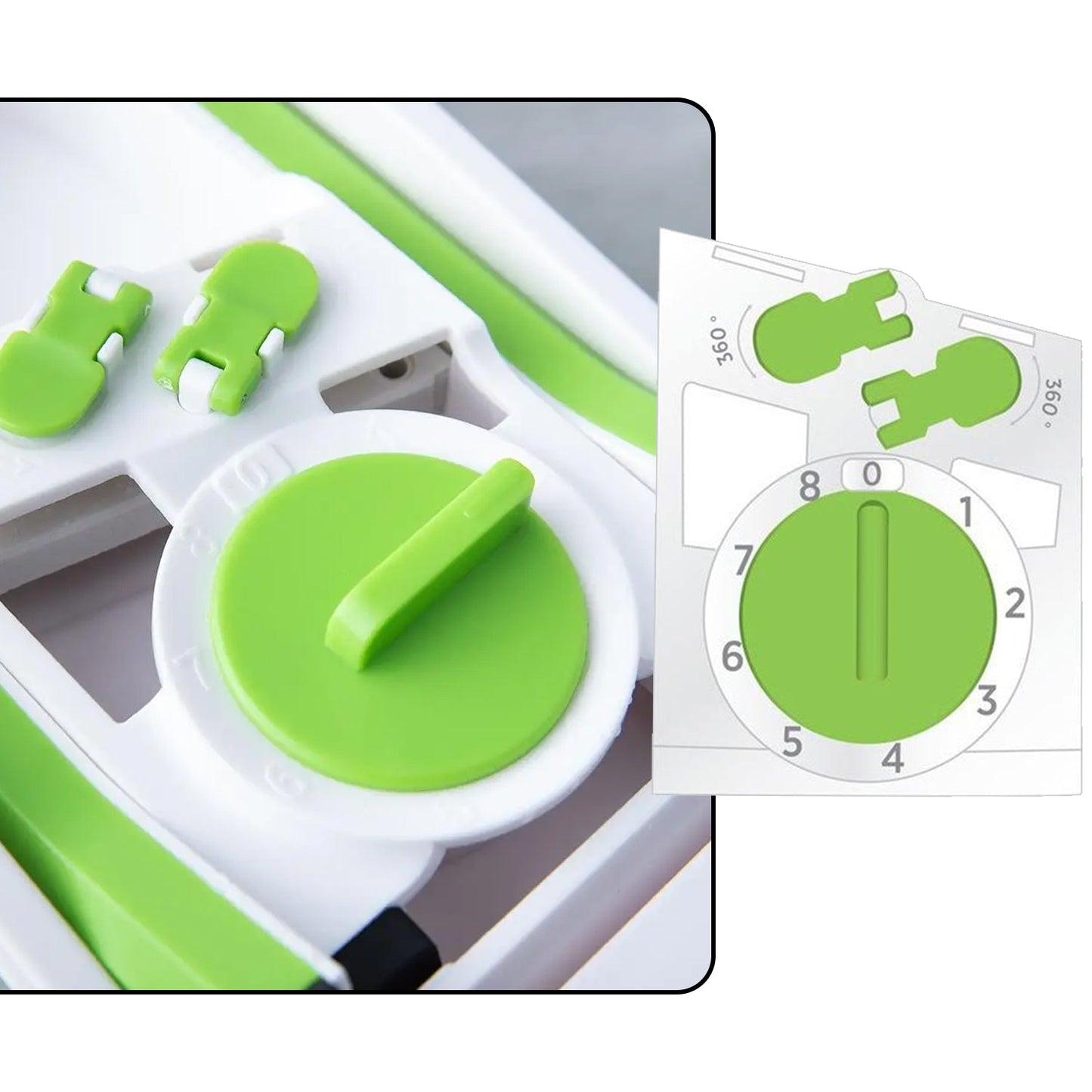 Multi - Functional Adjustable Hand Press Vegetable Chopper - Chestore