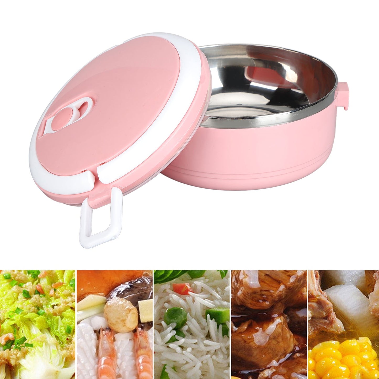 Multi - Layer Stainless Steel Hot Lunch Box – 1 Layer - Chestore