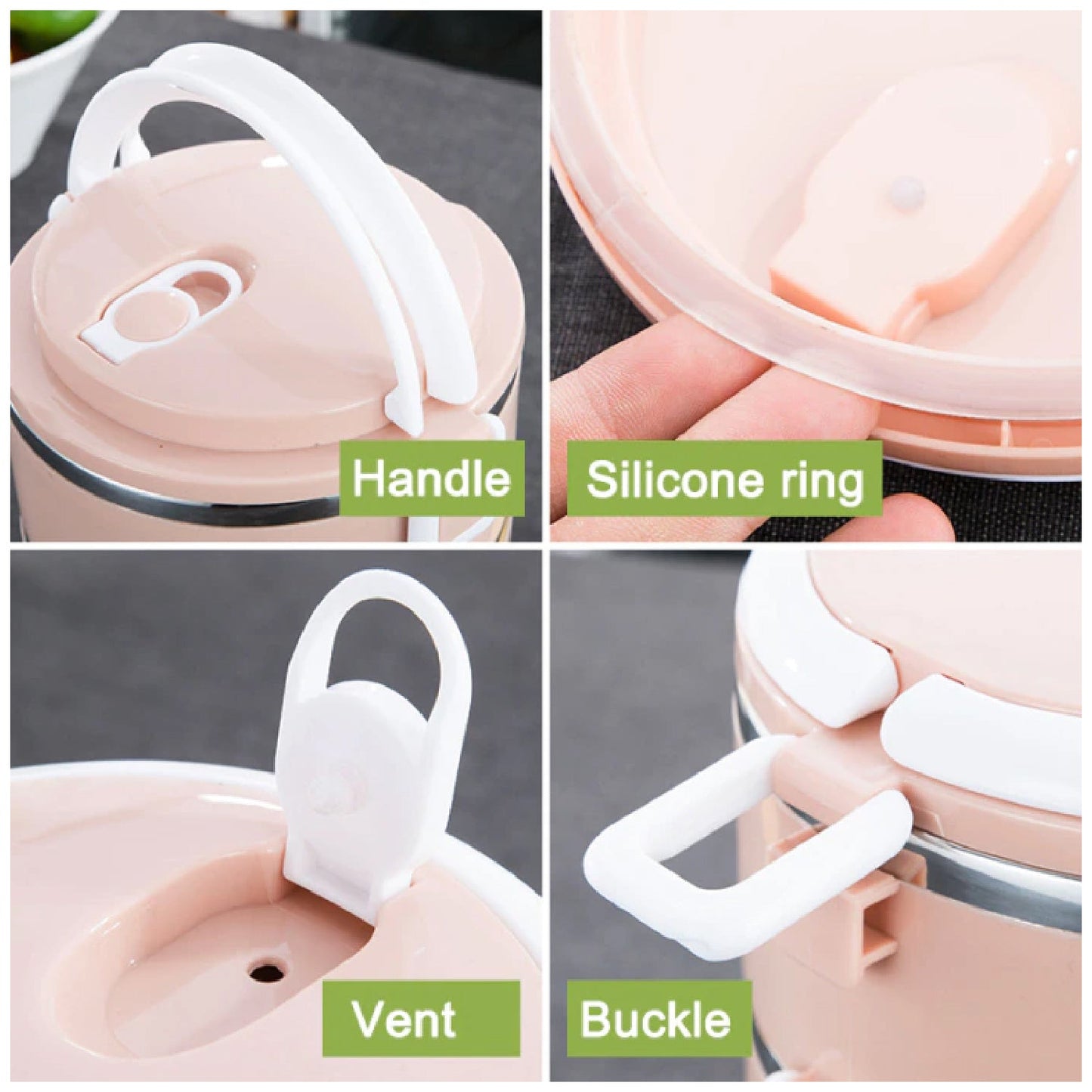 Multi - Layer Stainless Steel Hot Lunch Box – 1 Layer - Chestore