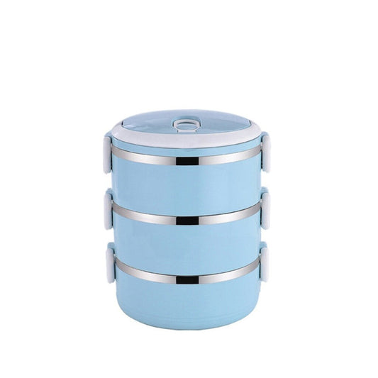 Multi - Layer Stainless Steel Hot Lunch Box – 3 Layer - Chestore