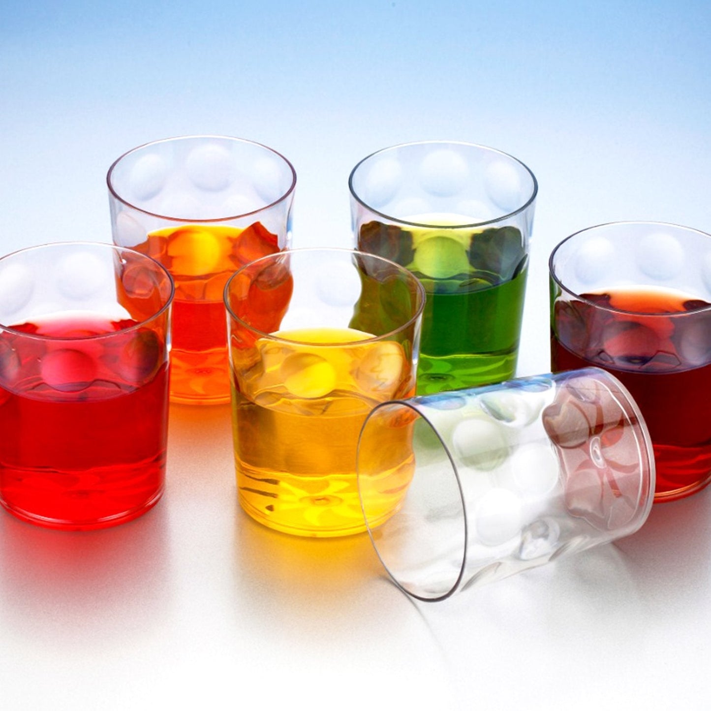 Multi - Purpose Unbreakable Drinking Glass Set – 300ml (Set of 6) | Durable & Stylish - Chestore