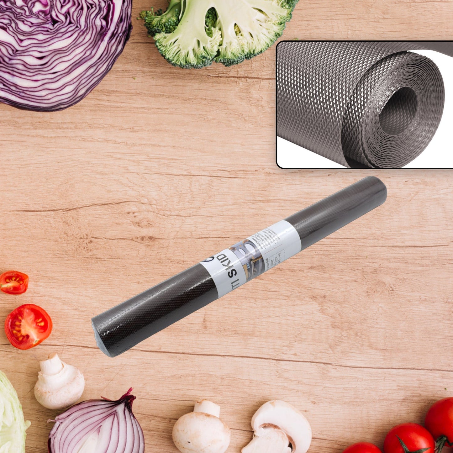 Multipurpose Anti - Slip Mat Roll for Kitchen, Fridge & Shelves (45cm x 3m) - Chestore