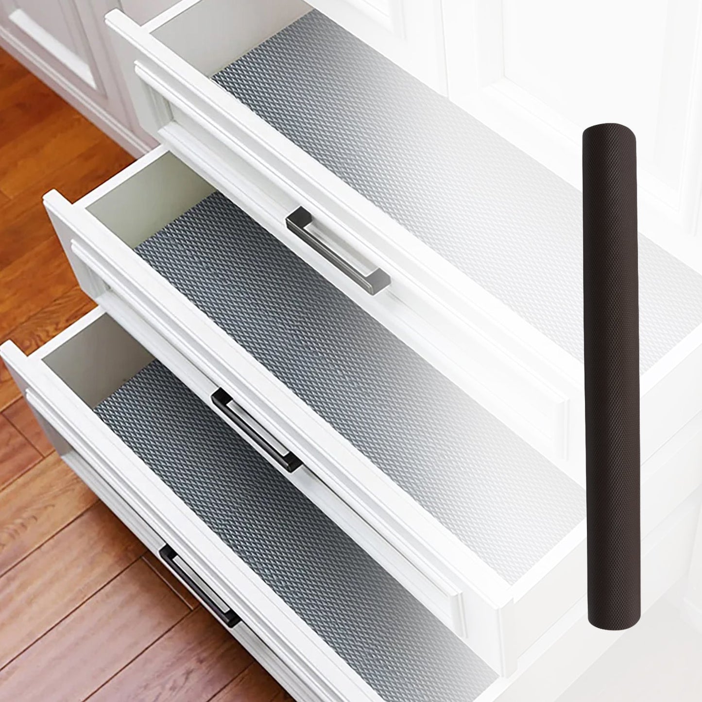 Multipurpose Anti - Slip Mat Roll for Kitchen, Fridge & Shelves (45cm x 3m) - Chestore