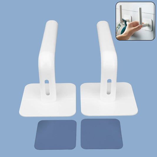 Multipurpose Shelf Organizer Hanging Storage Rack (2 Pc Set With 2 Adhesive Hook) - Chestore