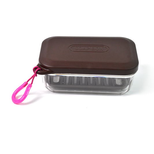 🧼 Bathroom Travel Plastic Soap Box with Lid – 1 Pc