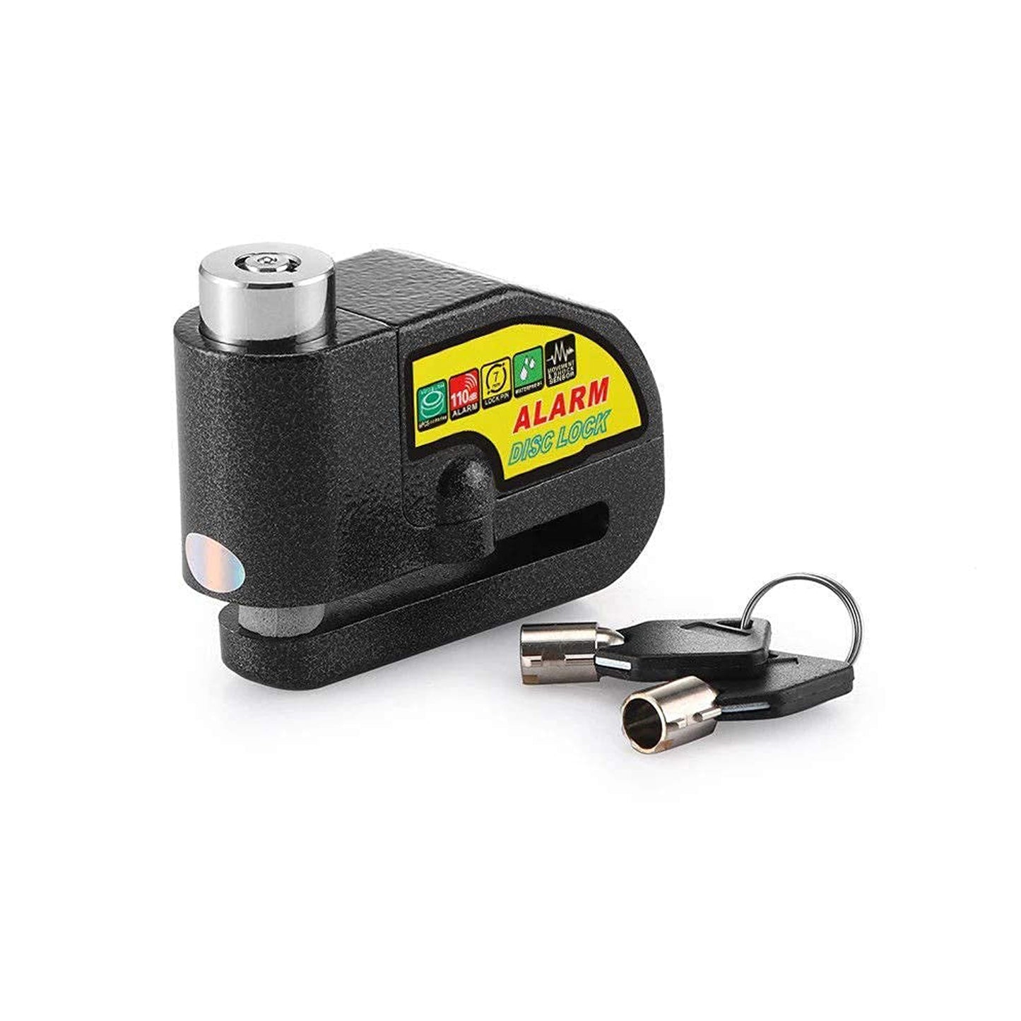 Motorbike Disc Brake Lock with Alarm – Anti-Theft Security Lock with 2 Keys 🔐🏍️🔊
