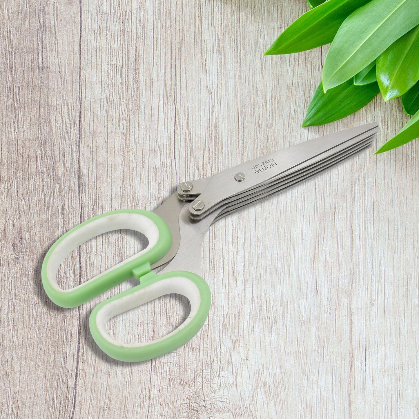 Multifunctional Stainless Steel Herb Scissors | 5-Blade Kitchen Shears