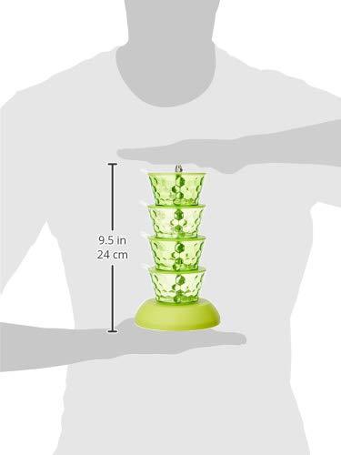 4-in-1 Multipurpose 360° Rotating Pickle Rack Container – Kitchen Organizer