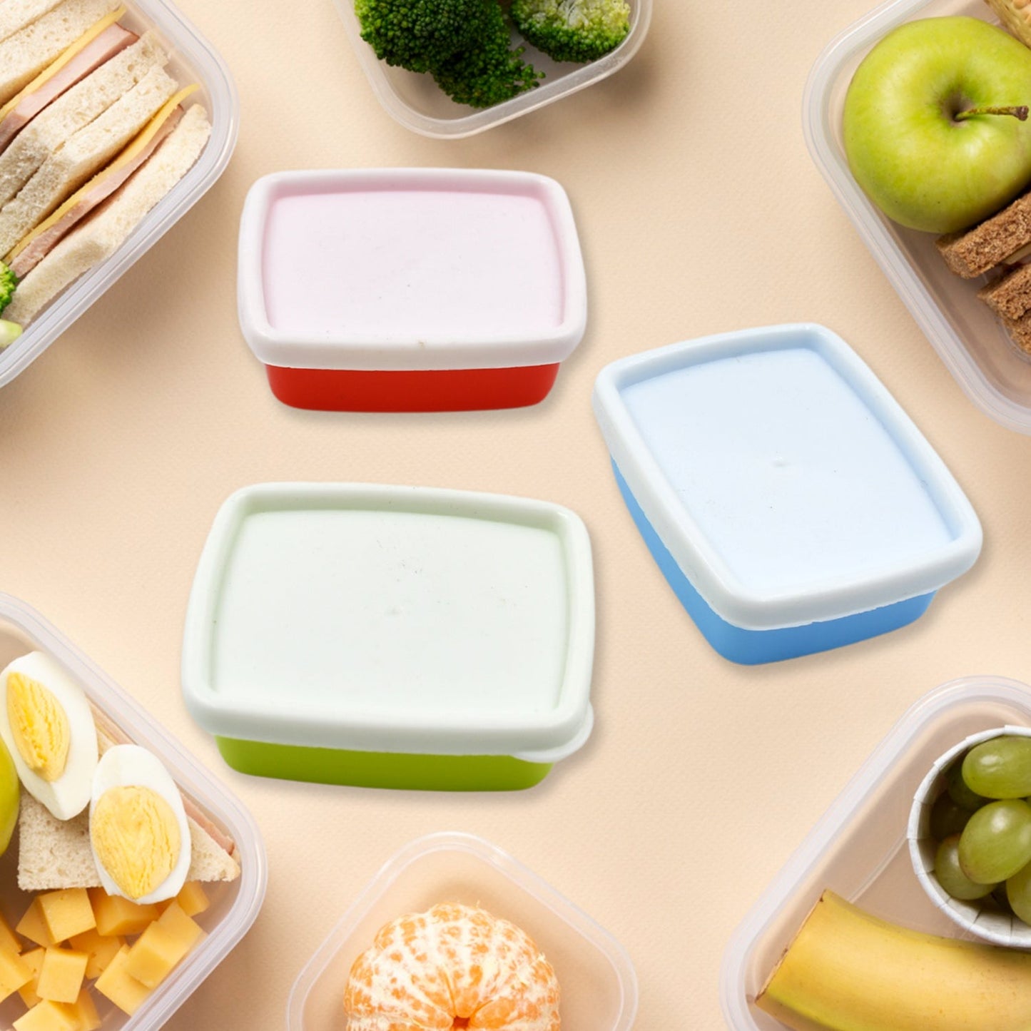 Plastic Airtight Food Storage Containers – 3 Pcs Set - Chestore
