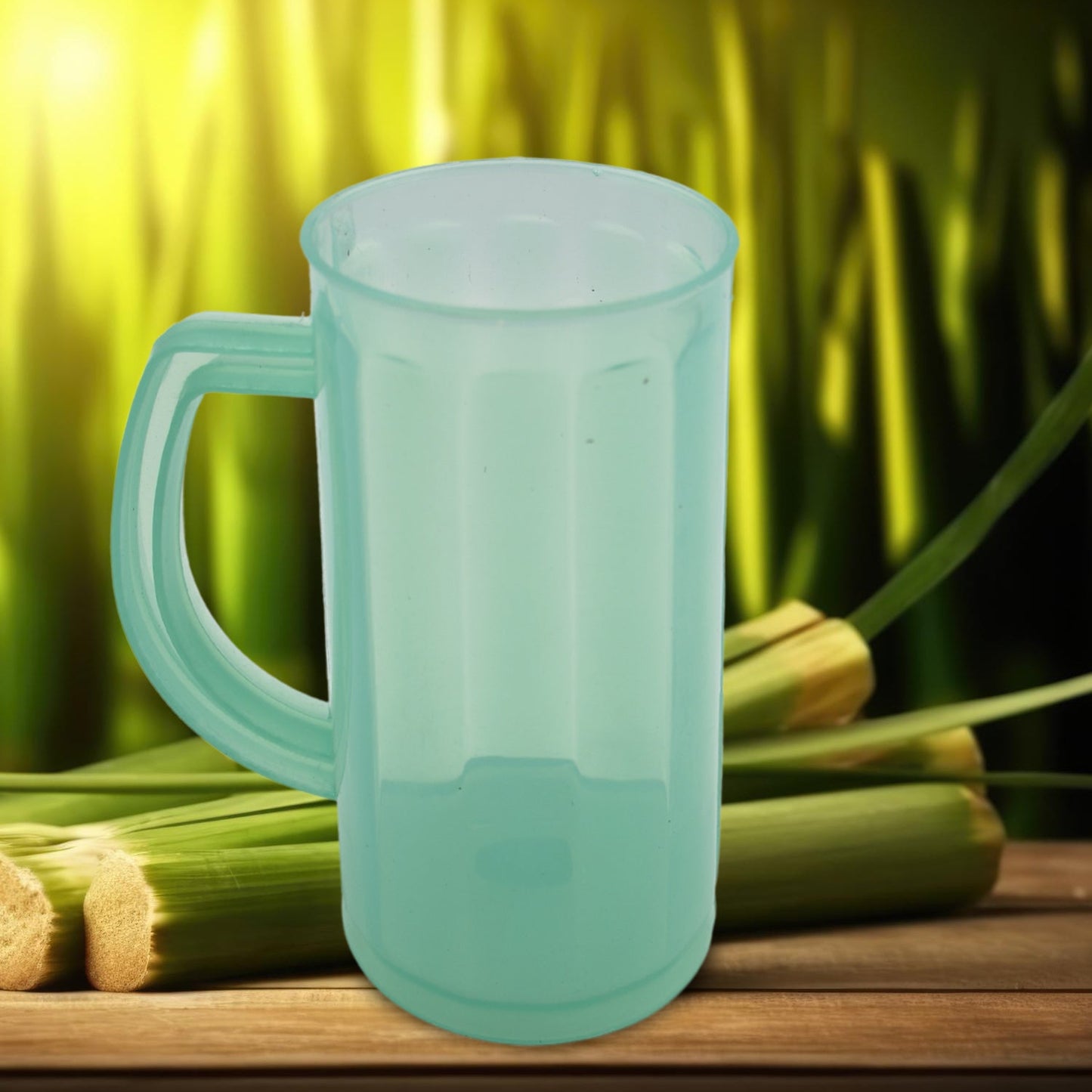 Plastic Coffee Mug with Handle – Dishwasher Safe - Chestore
