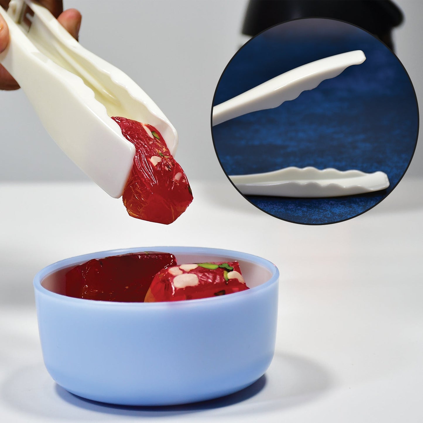 Plastic Handle Kitchen Tongs – Bread & Cooking Clamps - Chestore