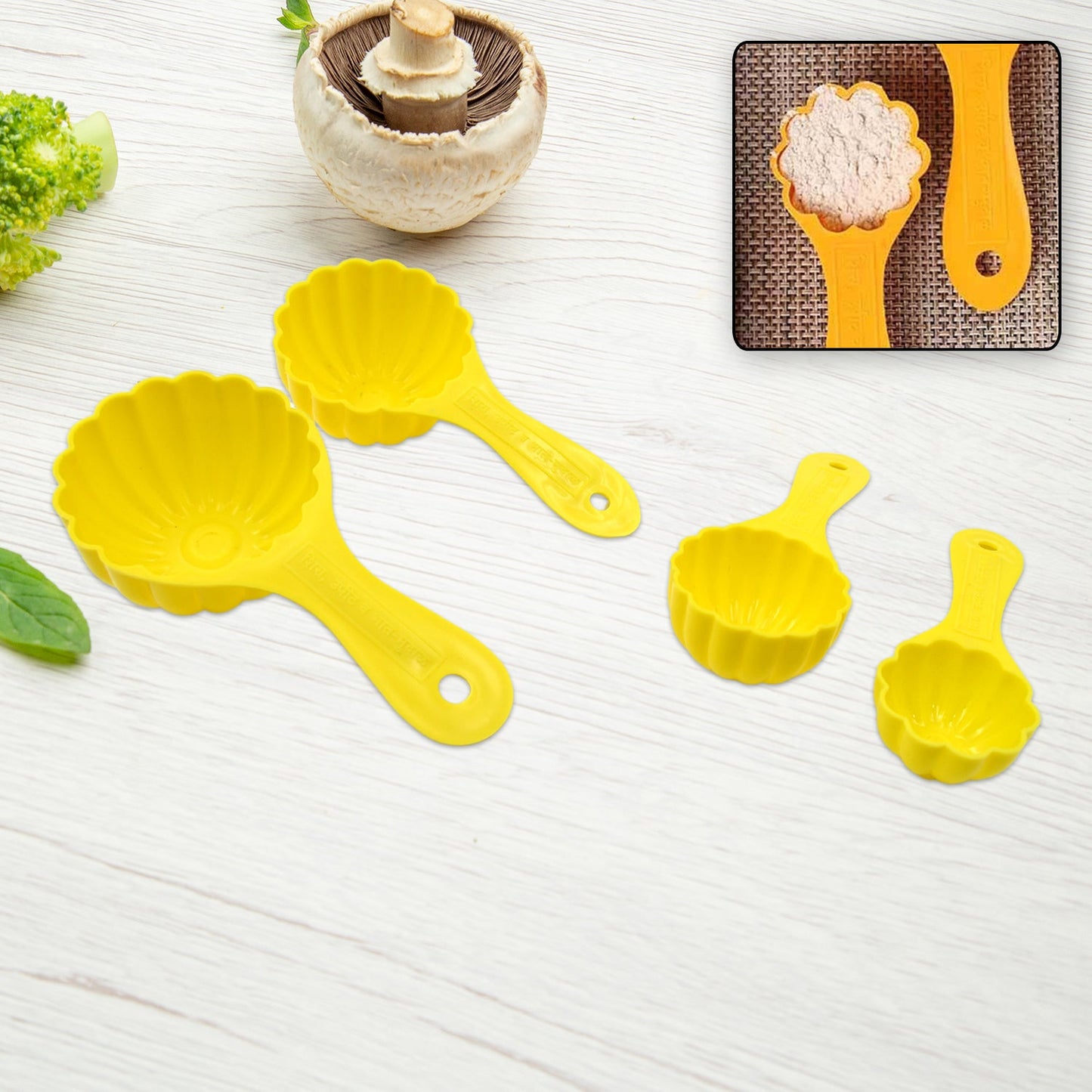 Plastic Ladoo Mould Spoon Set – 4 Pcs for Easy Ladoo Making - Chestore