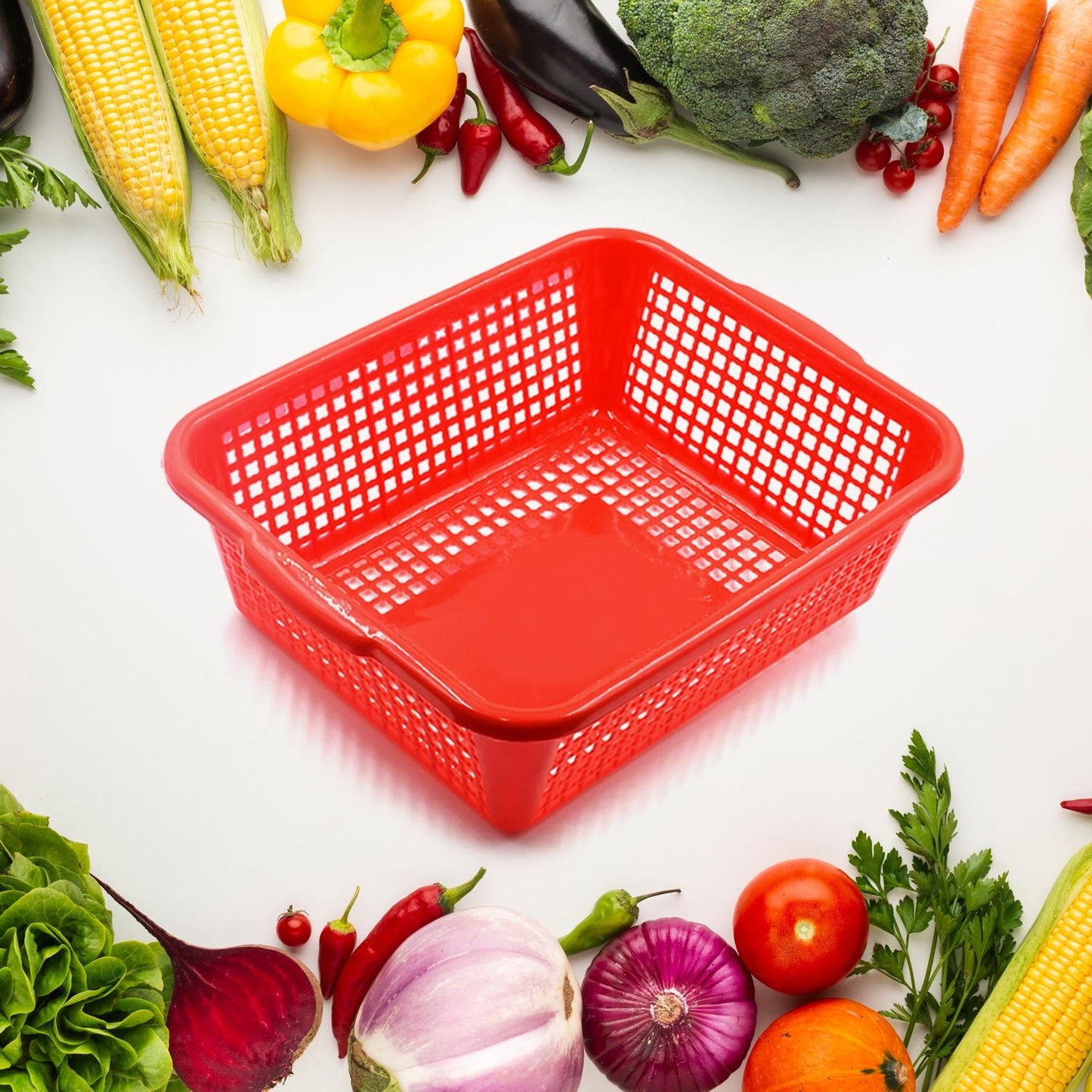 Plastic Multipurpose Kitchen Washing Basket & Dish Rack - Chestore