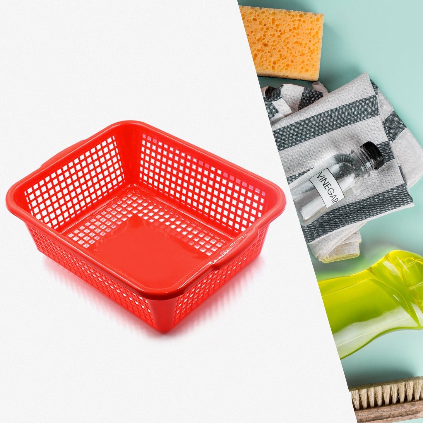 Plastic Multipurpose Kitchen Washing Basket & Dish Rack - Chestore