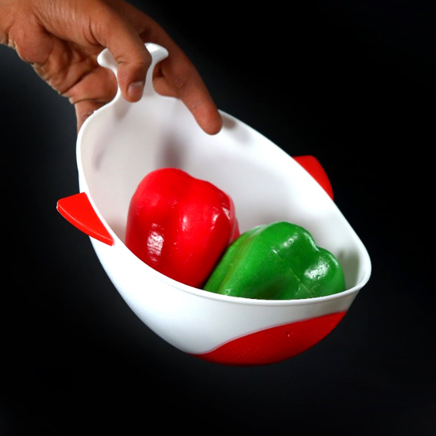 Plastic Washing Bowl & Strainer – Multi - Purpose Rice, Fruits & Vegetable Washer - Chestore