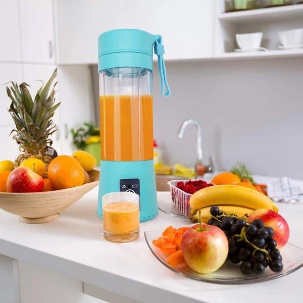 Portable USB Electric Juicer – 6 - Blade Protein Shaker & Smoothie Maker - Chestore