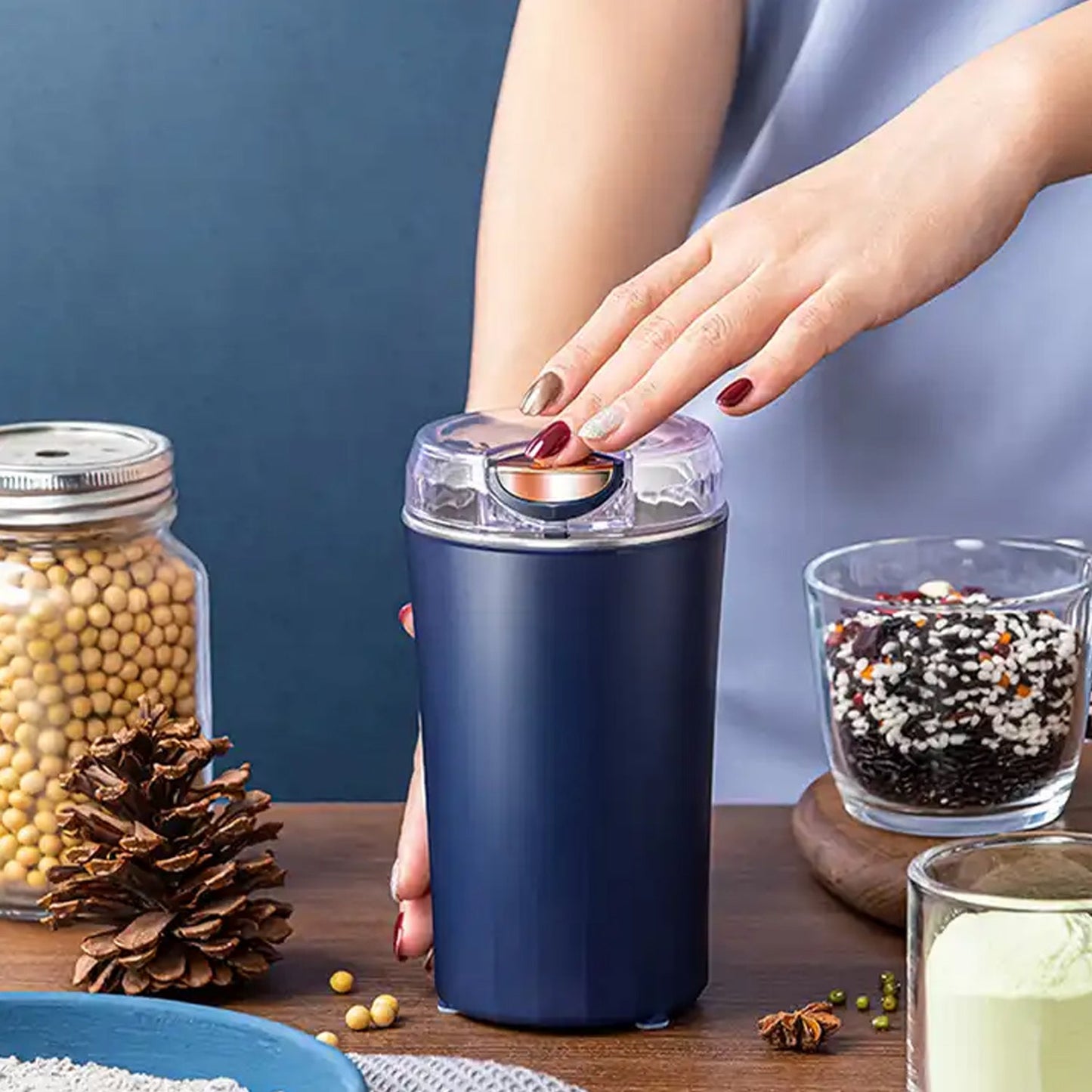 Powerful Mini Electric Grinder & Coffee Bean Grinder - Chestore