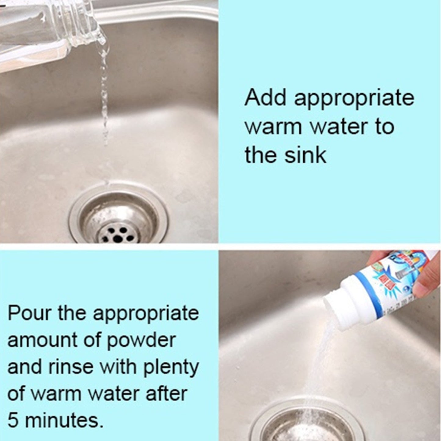 Powerful Sink & Drain Cleaner – Clog Remover Powder - Chestore