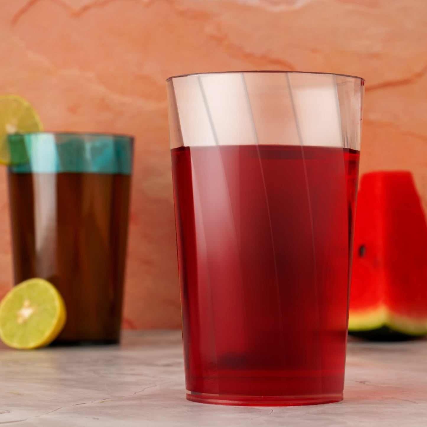 Premium 300ml Juice & Water Glass Set – Stylish Transparent Highball Glasses (Set of 6) - Chestore