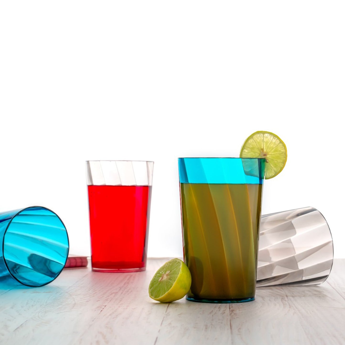 Premium 300ml Juice & Water Glass Set – Stylish Transparent Highball Glasses (Set of 6) - Chestore