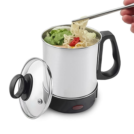 🍲 Stainless Steel Electric Soup Pot with Lid – Multi-Cooker Kettle (800W, 2.5L)