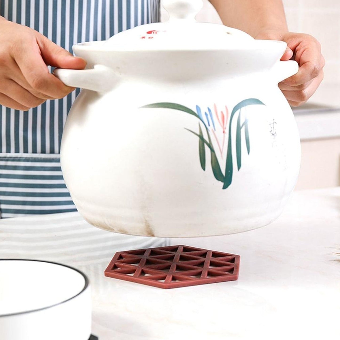 PVC Tea Coaster – Non - Slip Heat - Resistant Cup Mat & Placemat - Chestore