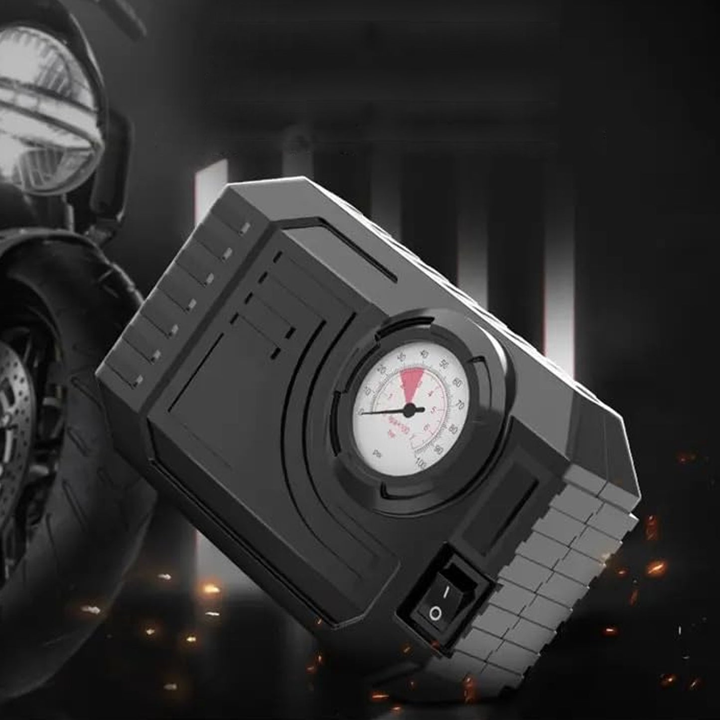 Portable 12V Tire Inflator – Compact Air Compressor for Cars, Bikes & More
