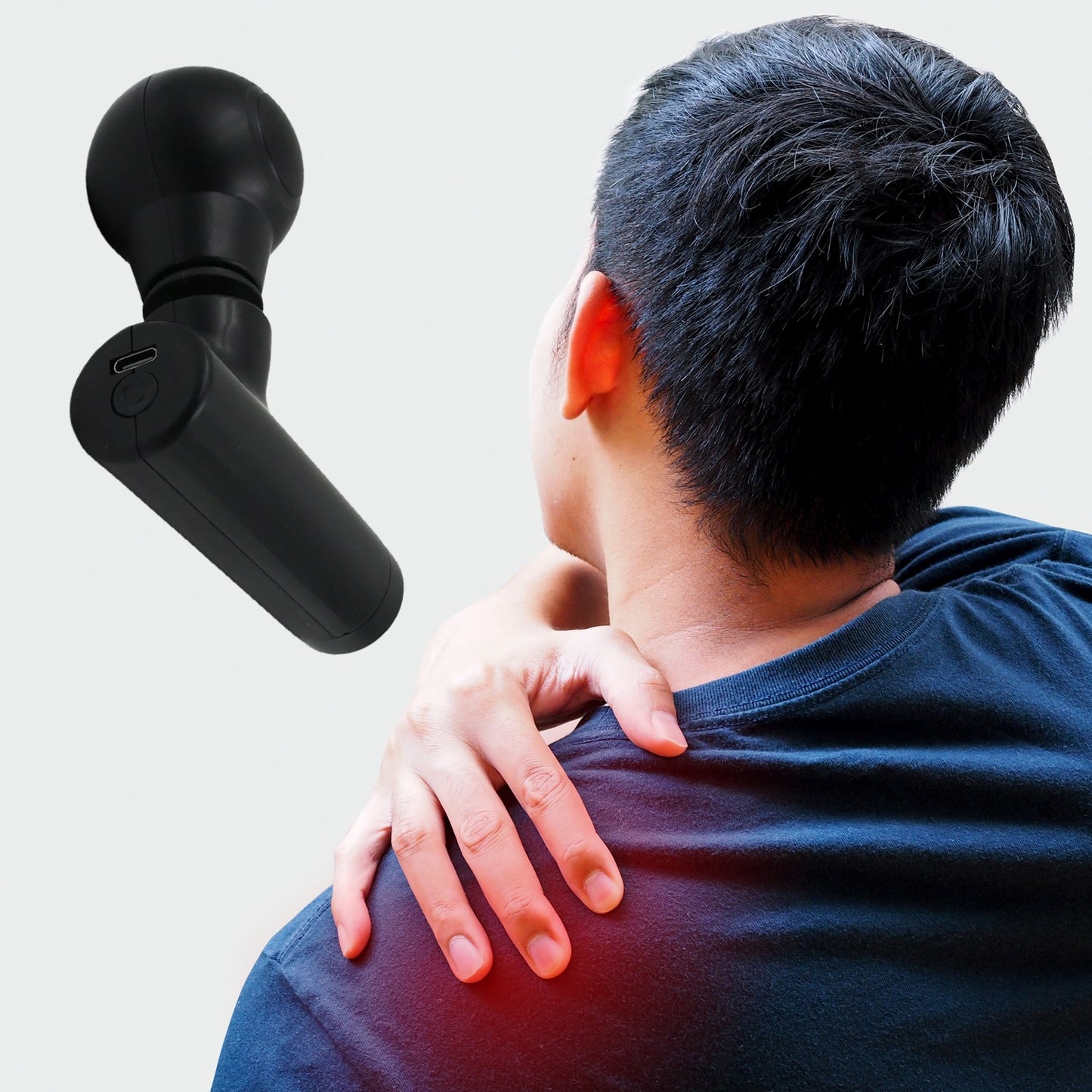 Mini Pocket-Size Cordless Body Massager – One Button Operation | Portable Vibrator for Body Pain Relief & Relaxation