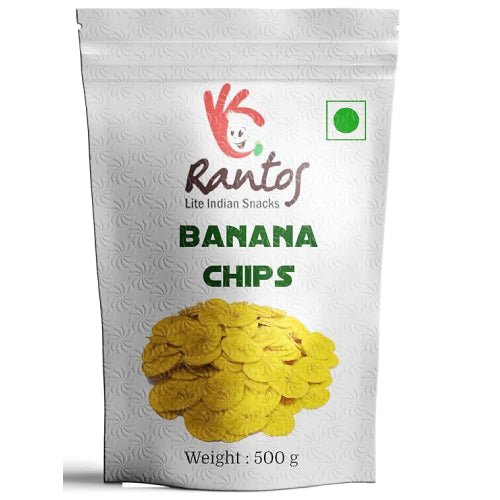 Rantos Banana Chips Nendran Salt Pepper – 500g - Chestore