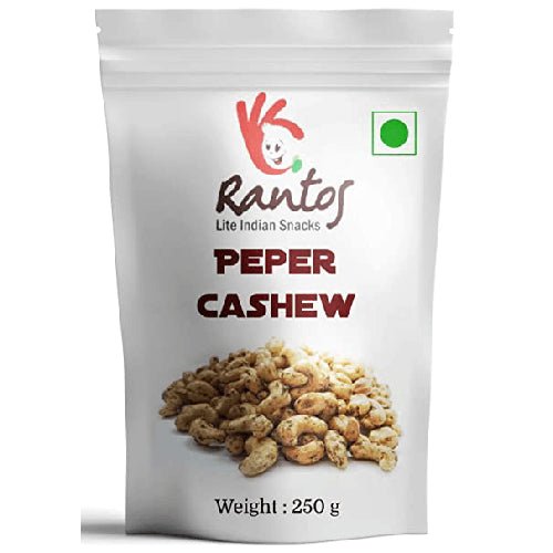 Rantos Pepper Cashew Nuts – 250g - Chestore