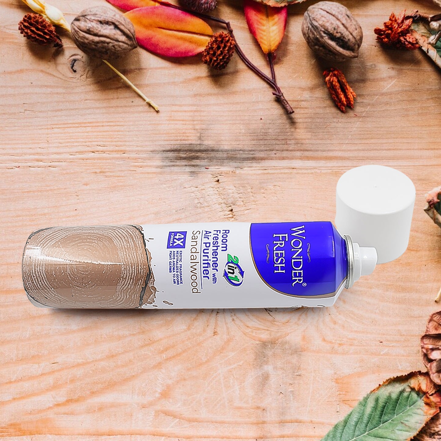Fresh Air Freshener Spray – Long-Lasting Sandalwood Fragrance for Home & Office – 125g