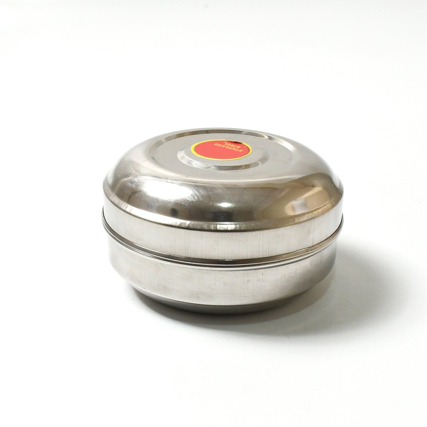 Stainless Steel Round Tiffin Box – Multi-Purpose Lunch Box for Kids & Adults 🎒🍱✨