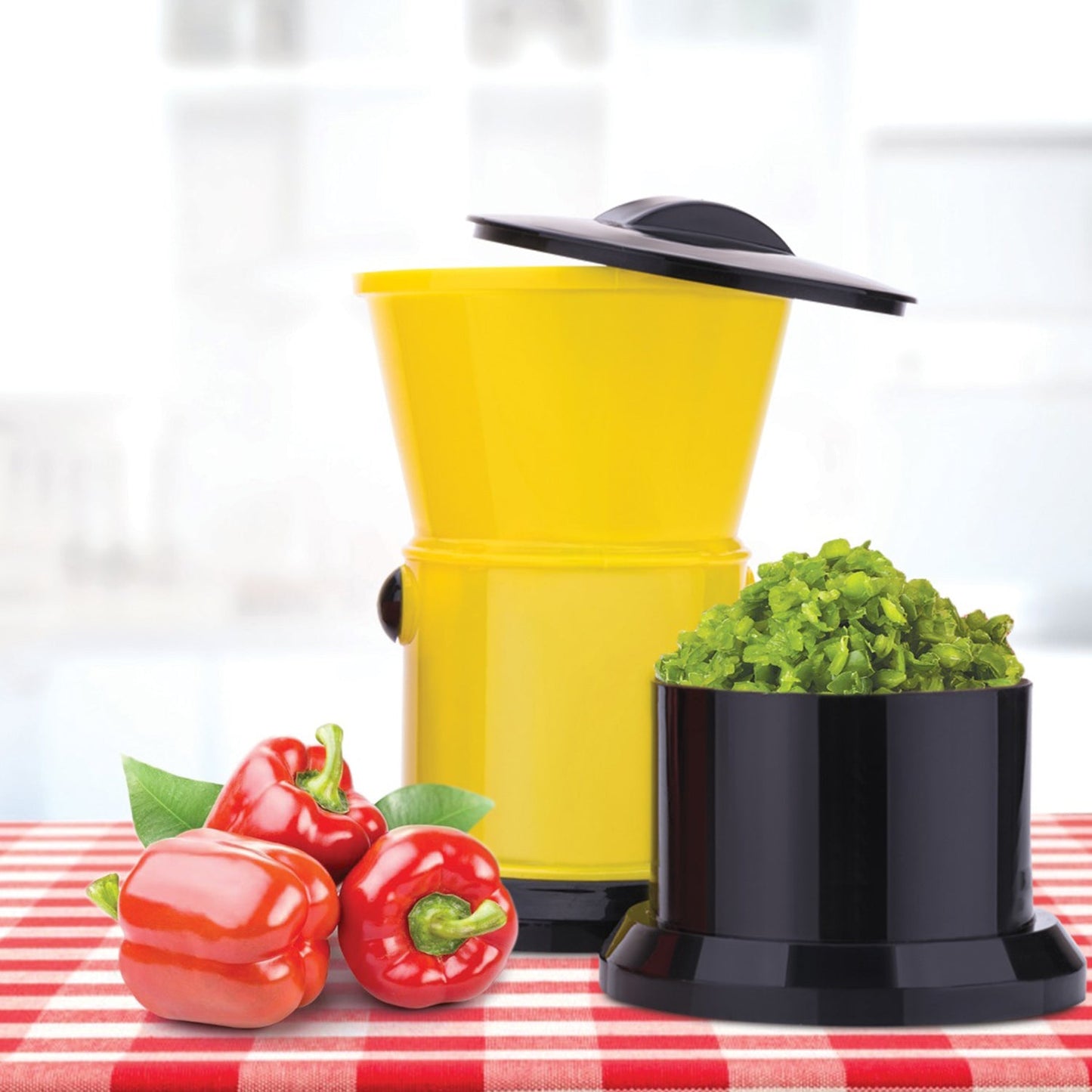 Round Chilly Cutter & Grinder – Sharp & Efficient Chopping - Chestore