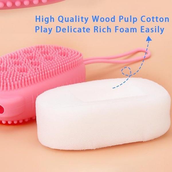 Silicone Bubble Bath Spa – Ultra-Soft Body Scrubbing Brush for Gentle Exfoliation