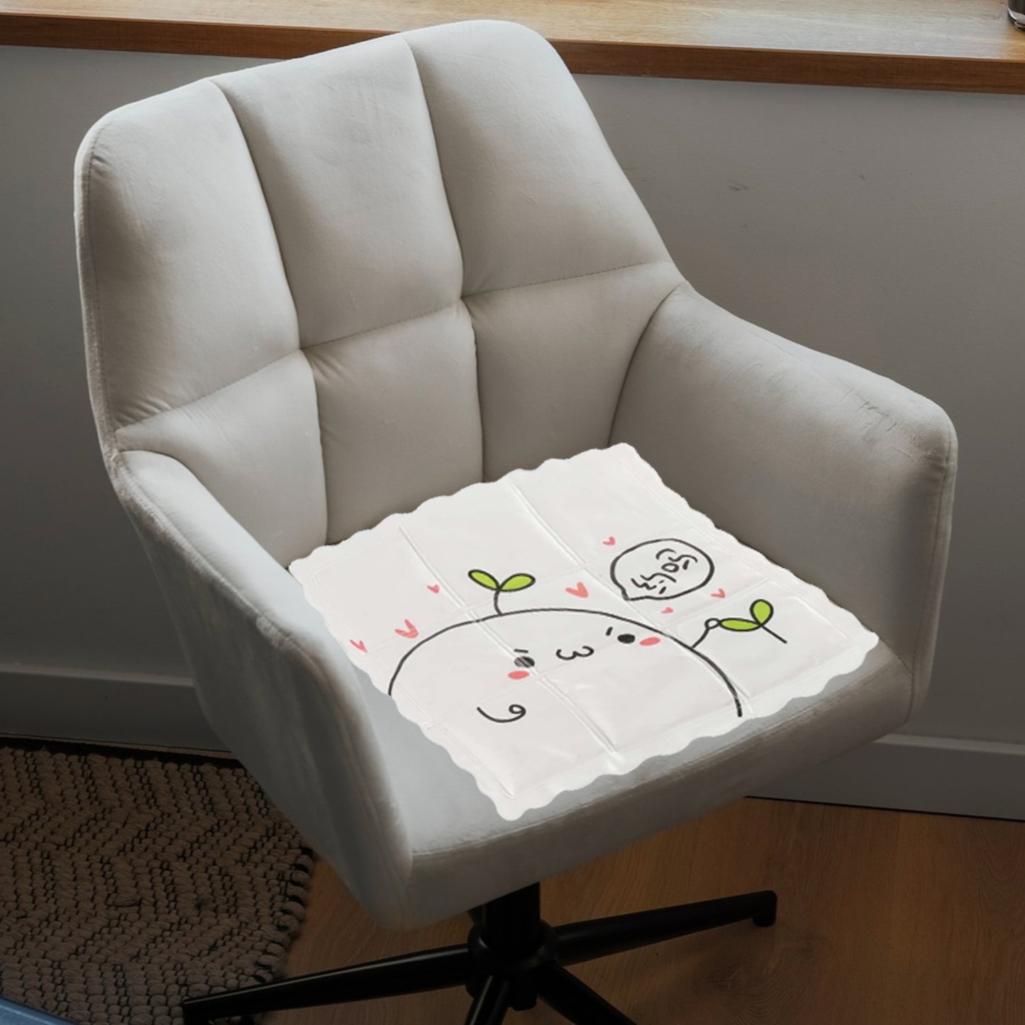 Cartoon Gel Ice Pad Cooling Cushion – Cute Summer Seat for Office & Home | 35x35cm