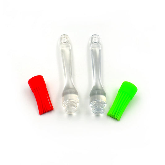 Silicone Flat Pastry & Oil Brush (2PC) – Perfect for Grilling, Tandoor & BBQ - Chestore