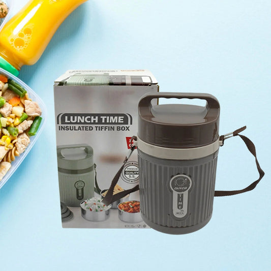 Smart Insulated Stainless Steel Tiffin – 3 - Compartment Stackable Lunch Box (Leakproof & BPA - Free) - Chestore