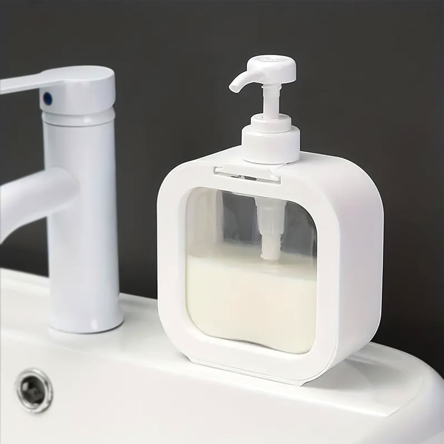 Snap Sink Dispenser – Clear Plastic Pump Bottle - Chestore