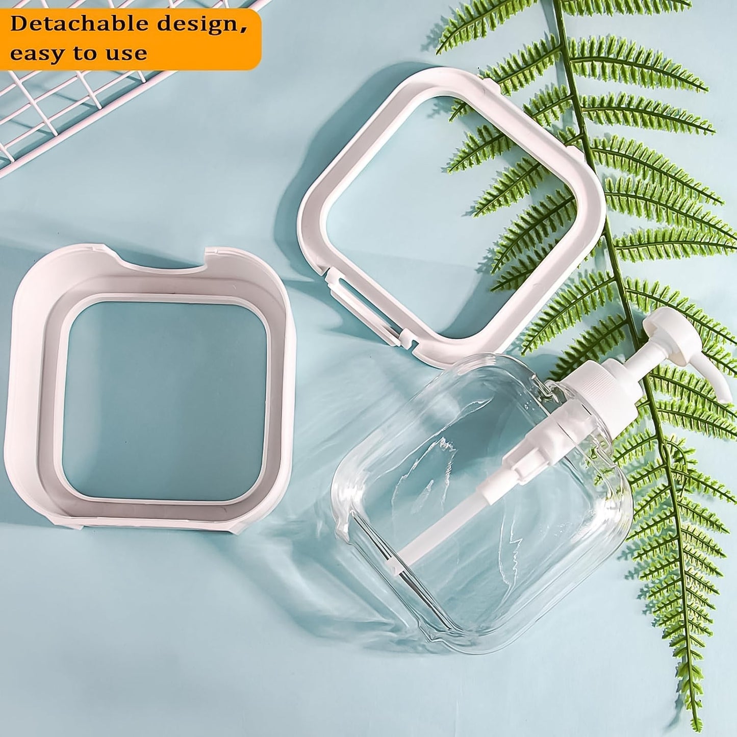 Snap Sink Dispenser – Clear Plastic Pump Bottle - Chestore