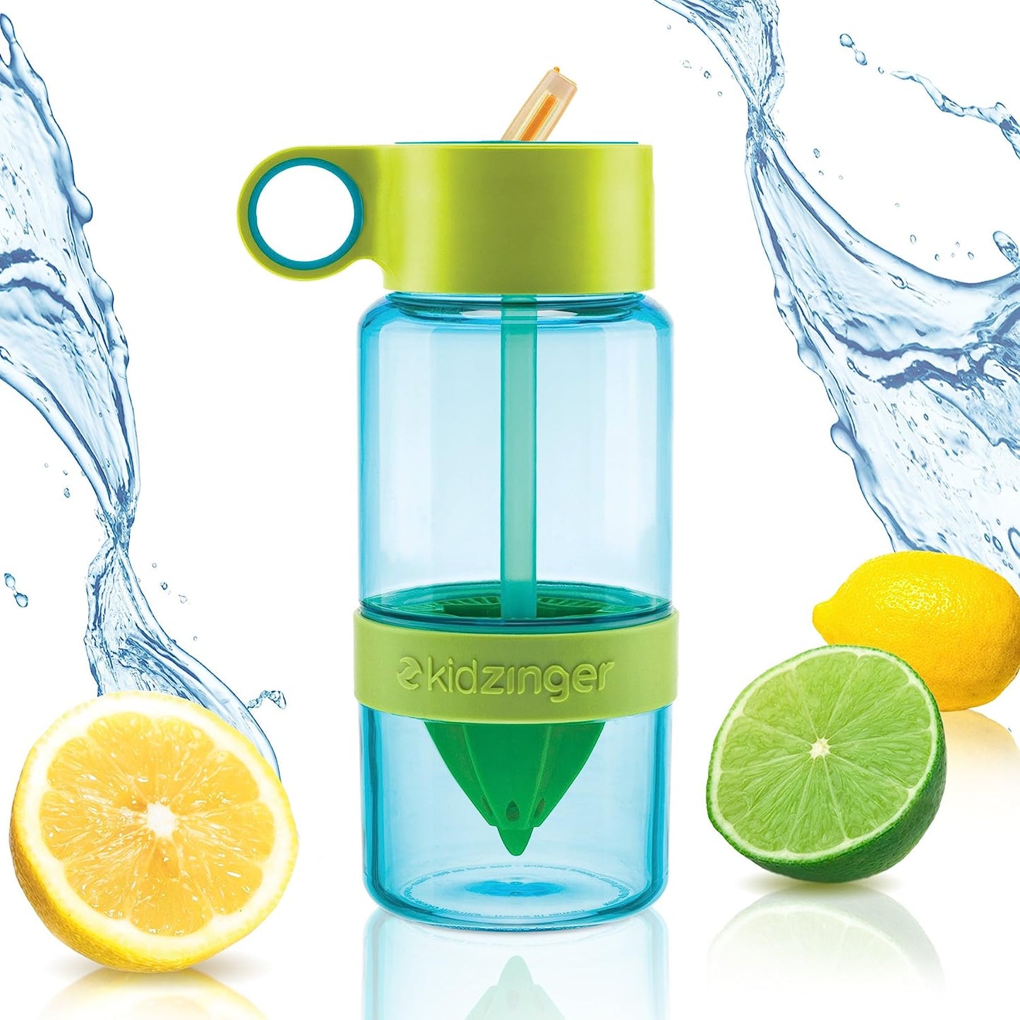 Sports Duo Citrus Zinger Juice Infuser Bottle – 630ml BPA - Free Water Bottle - Chestore