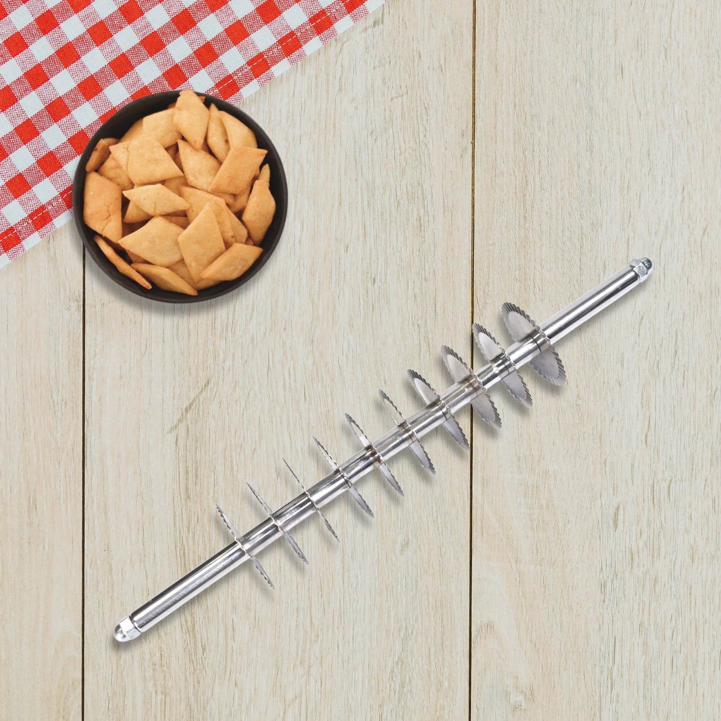 Stainless Steel Dough Cutter Tool – Kitchen Baking Scraper - Chestore