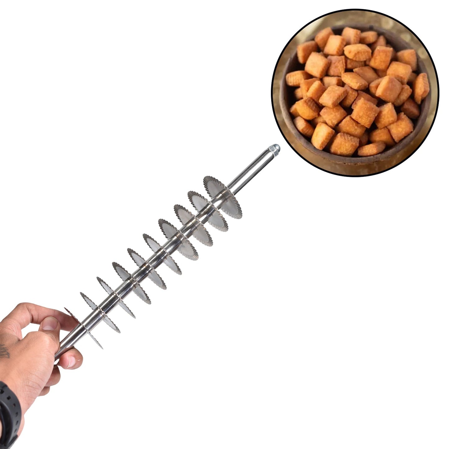 Stainless Steel Dough Cutter Tool – Kitchen Baking Scraper - Chestore