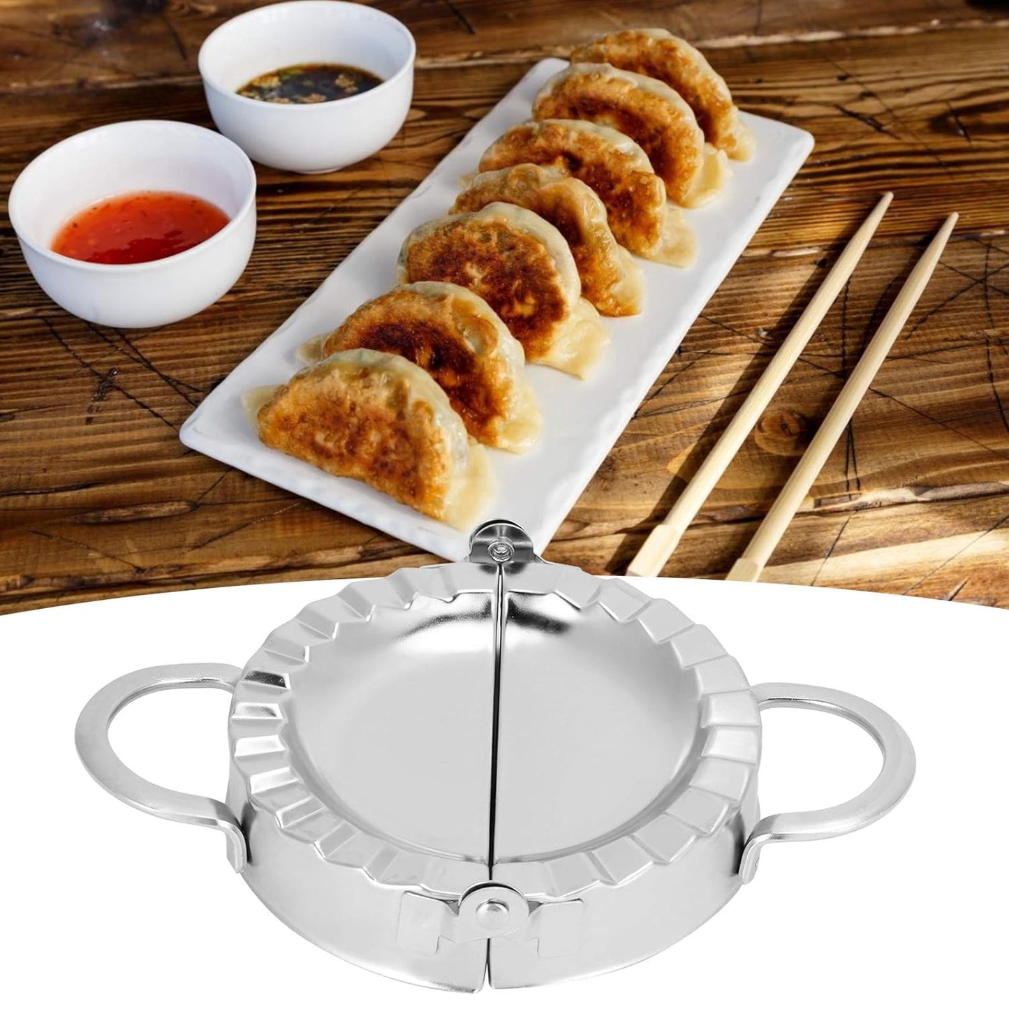 Stainless Steel Dumpling Maker – Easy - to - Use Dumpling Mold for Perfect Shapes - Chestore