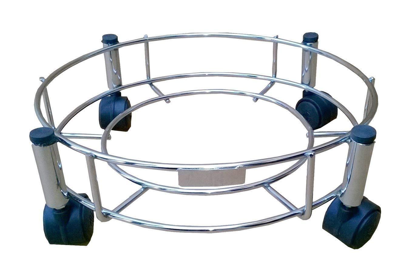 Stainless Steel Gas Cylinder Trolley – Durable & Movable Stand - Chestore